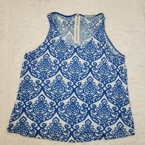 Whimsy Coquette CottageCore Sleeveless top By Olivia Moon Size Extra Large